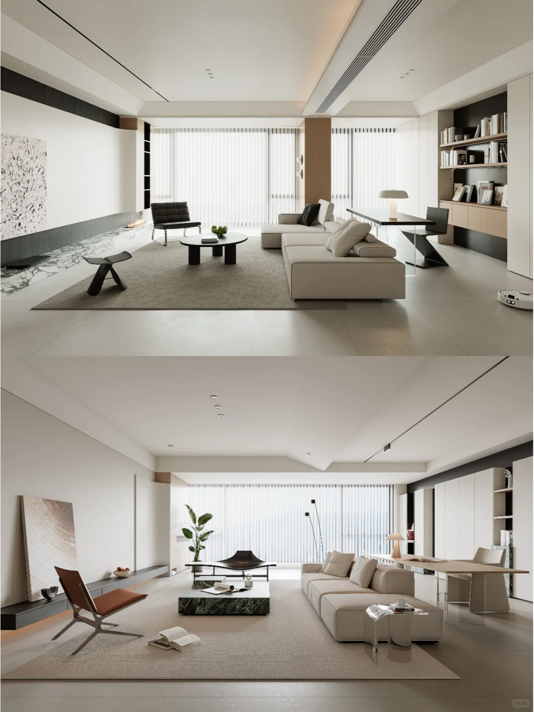 2025年流行的现代简约客厅3D模型