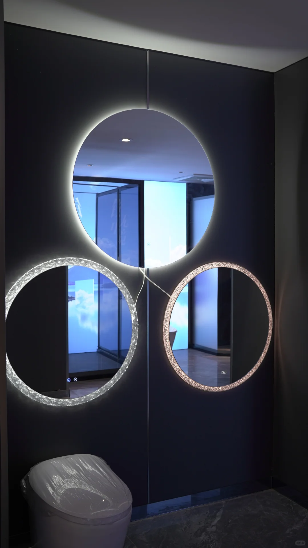 智能镜工厂实拍-一件也是批发件