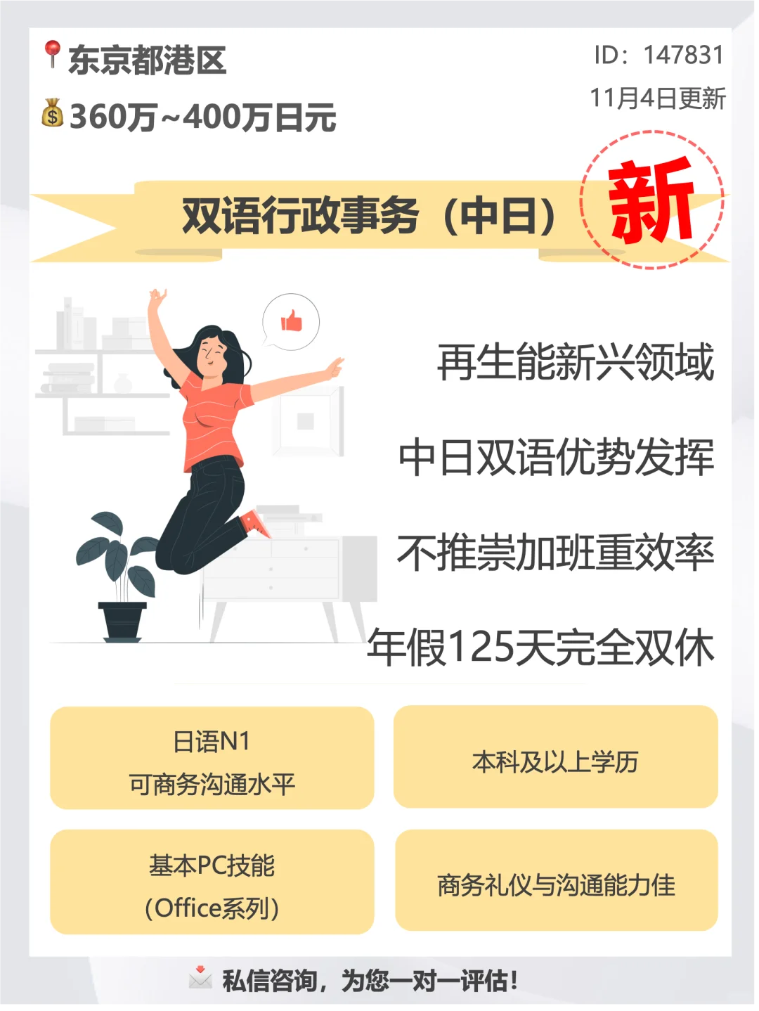 【双语行政｜再生能源】新能源投资企业热招