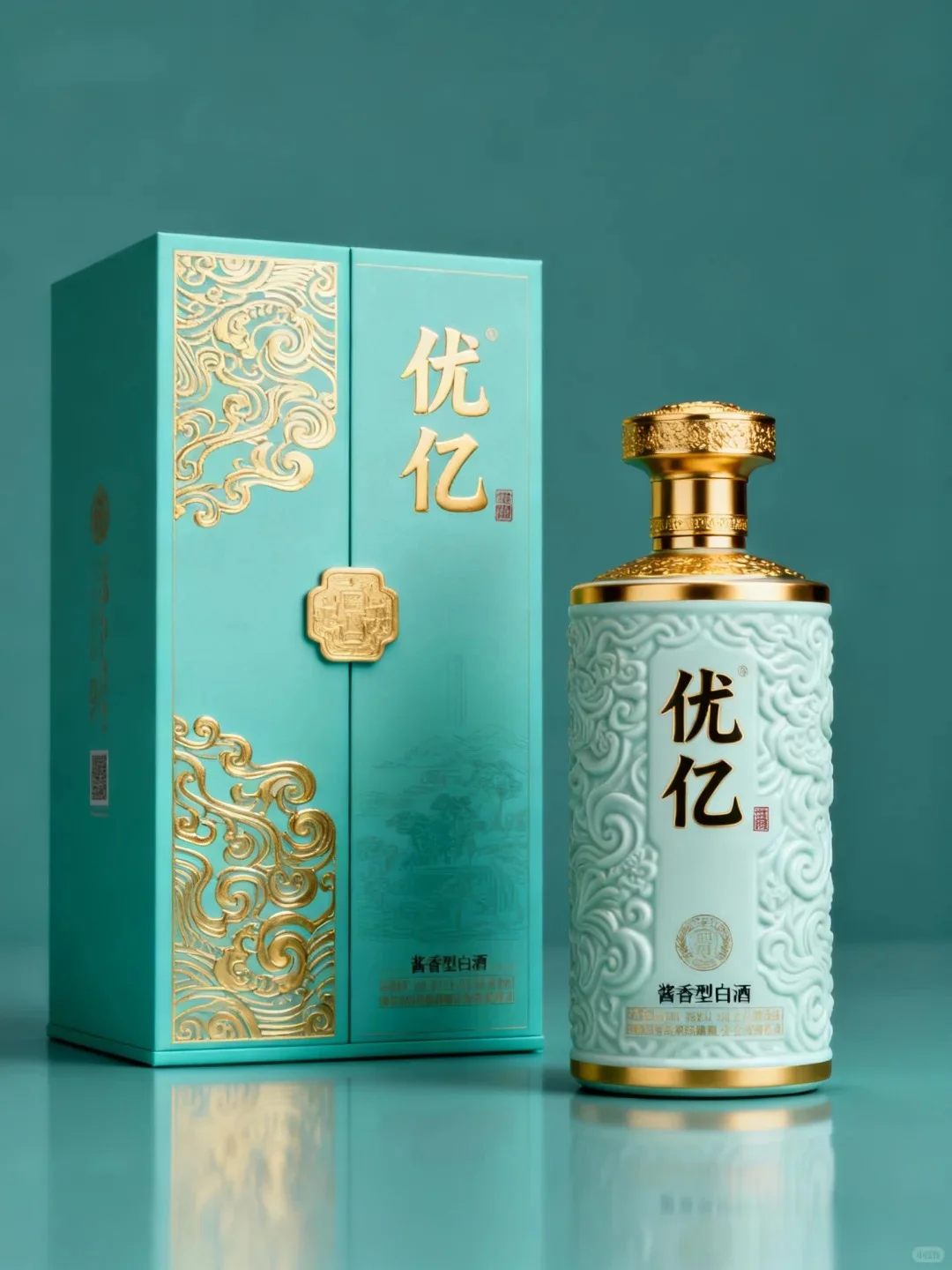 雅致青酒水包装设计分享