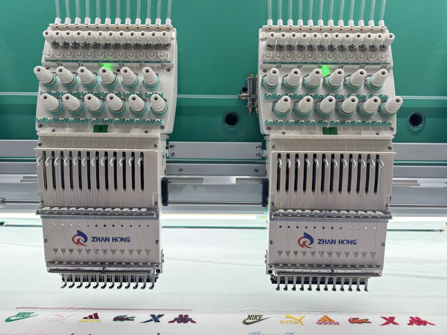 来了！真的好震撼！刺绣机！