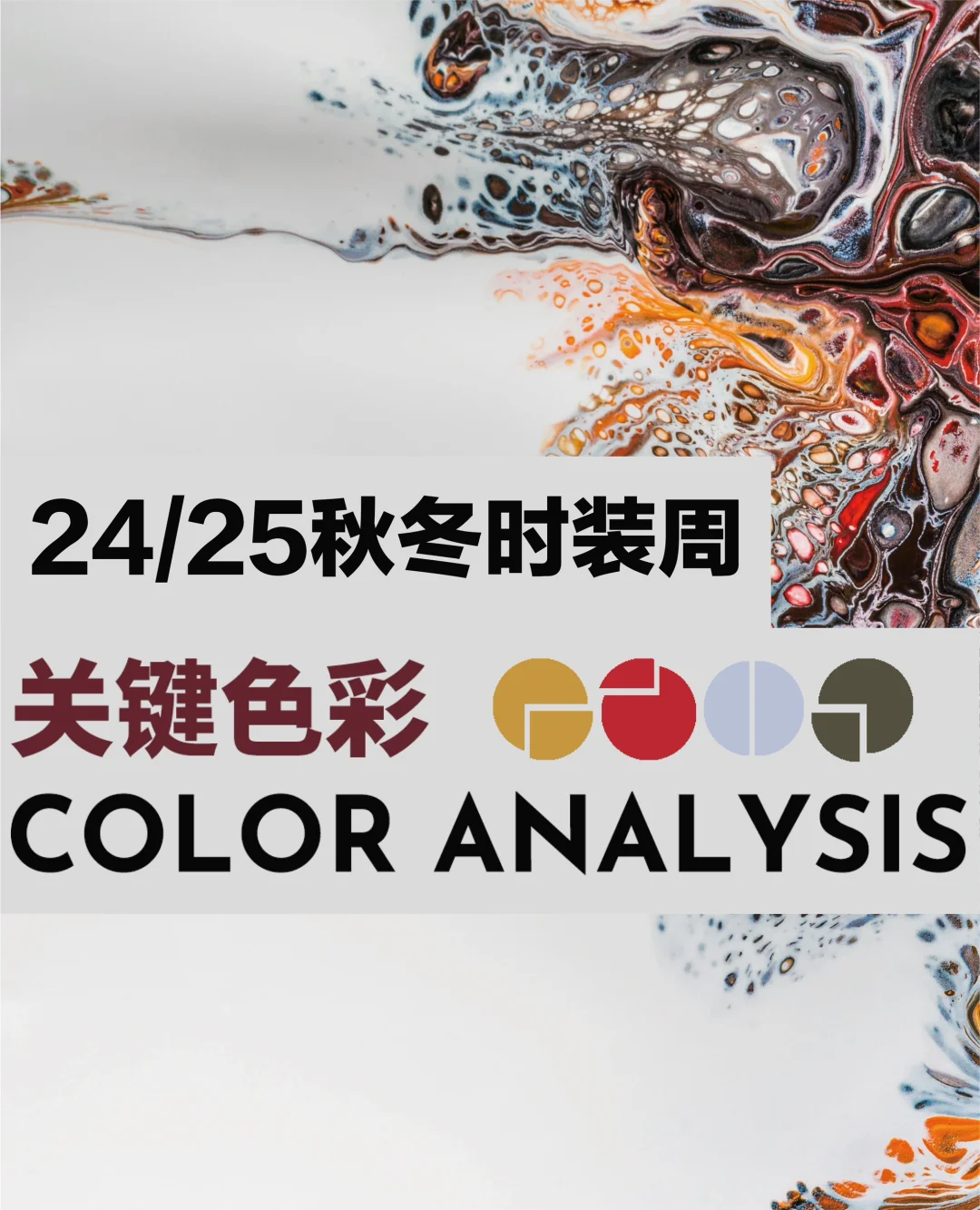 24/25秋冬时装周色彩趋势