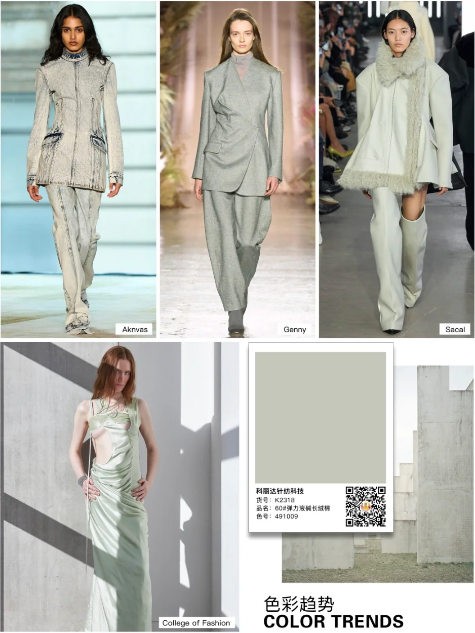 色彩趋势|女装2025/26都市关键色彩