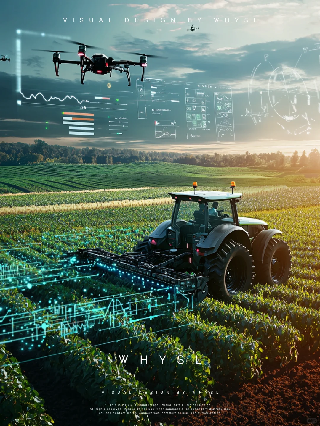 智慧农业|海报设计|视觉设计|素材分享