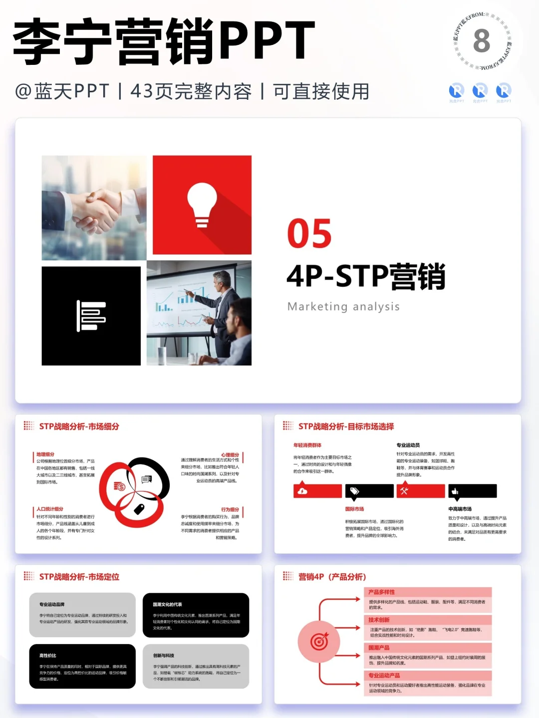 【203】李宁-品牌简介市场营销策略PPT