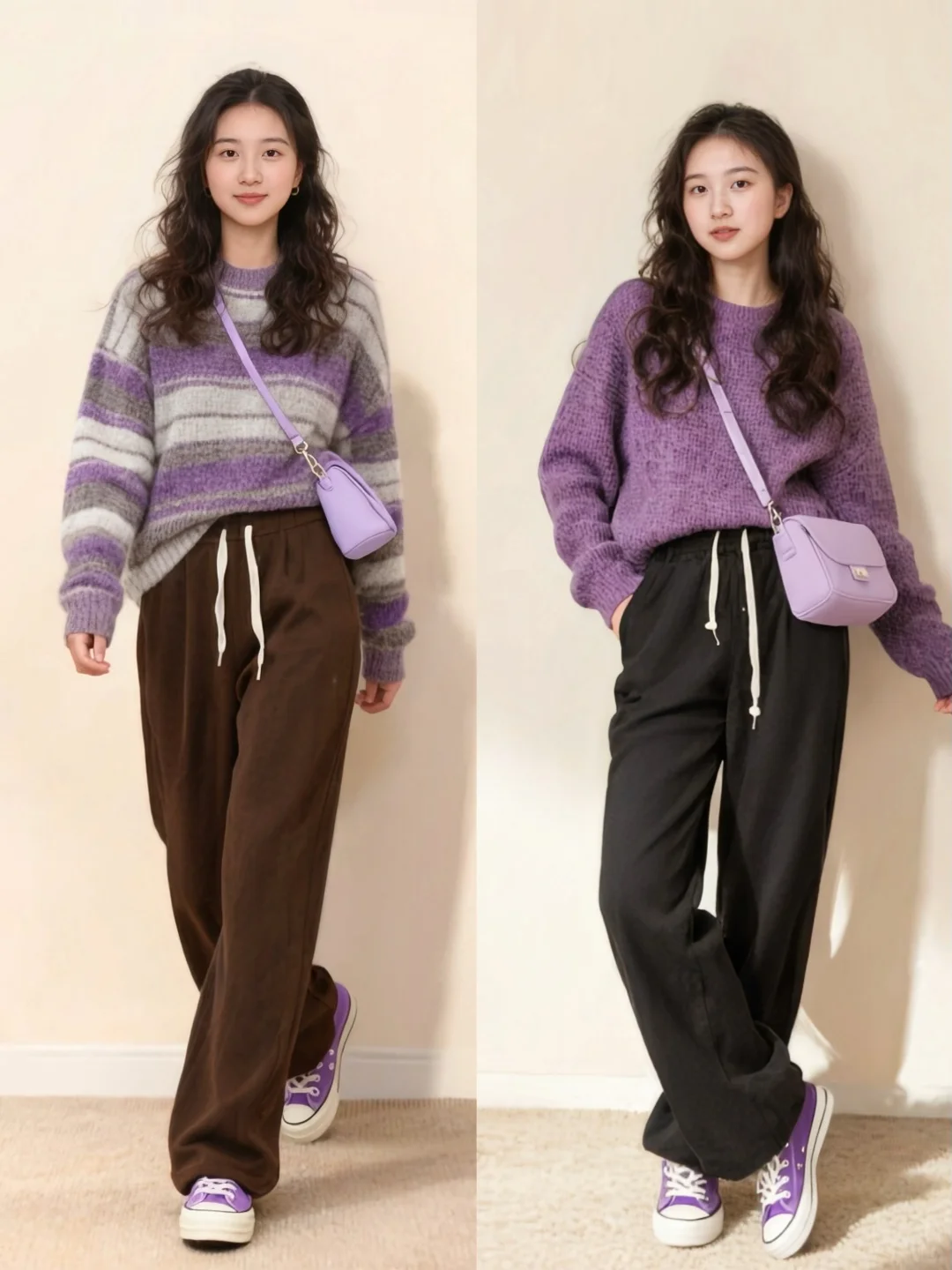 18套针织穿搭合集｜把温柔与色彩穿在身上