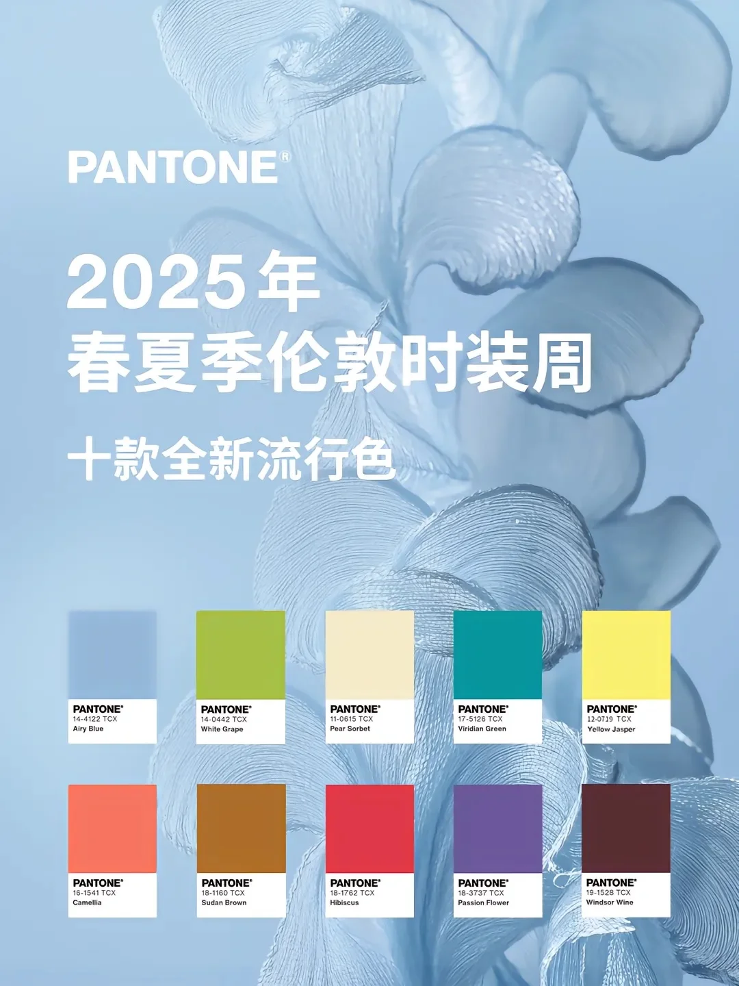 潘通2025时尚色前瞻