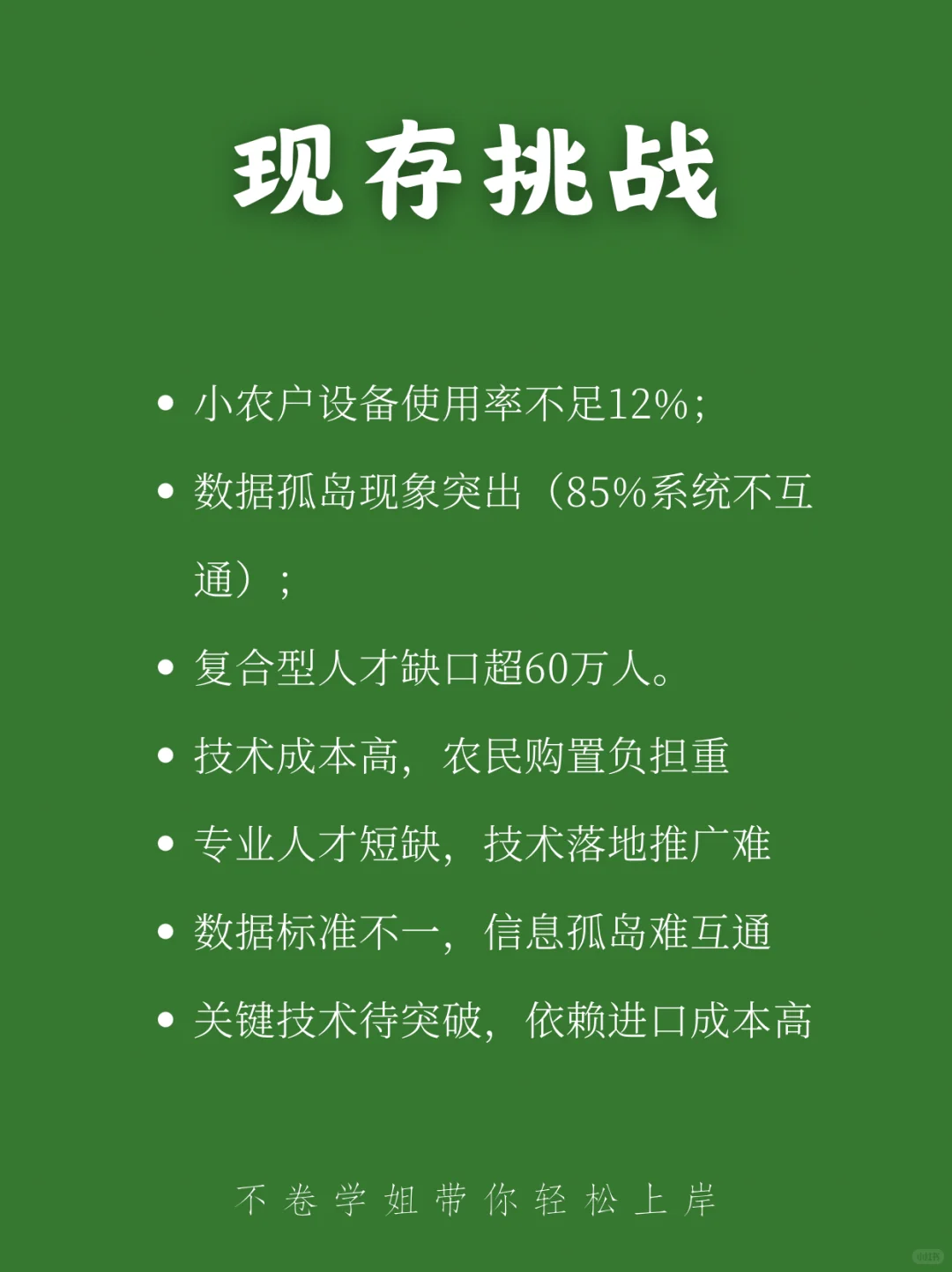 ?一句话秒懂智慧农业 | 农发农管考研