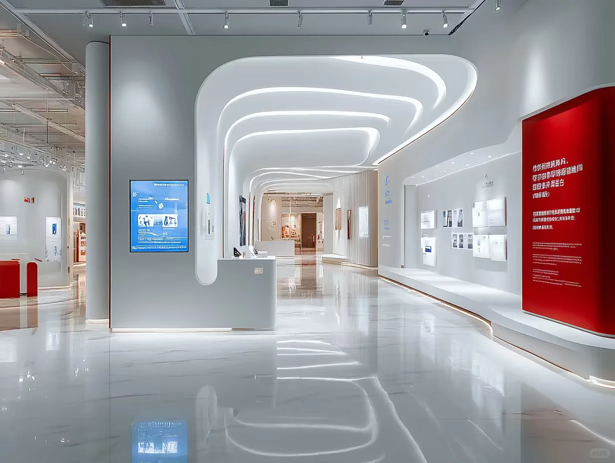 未来感与科技感拉满的企业展厅