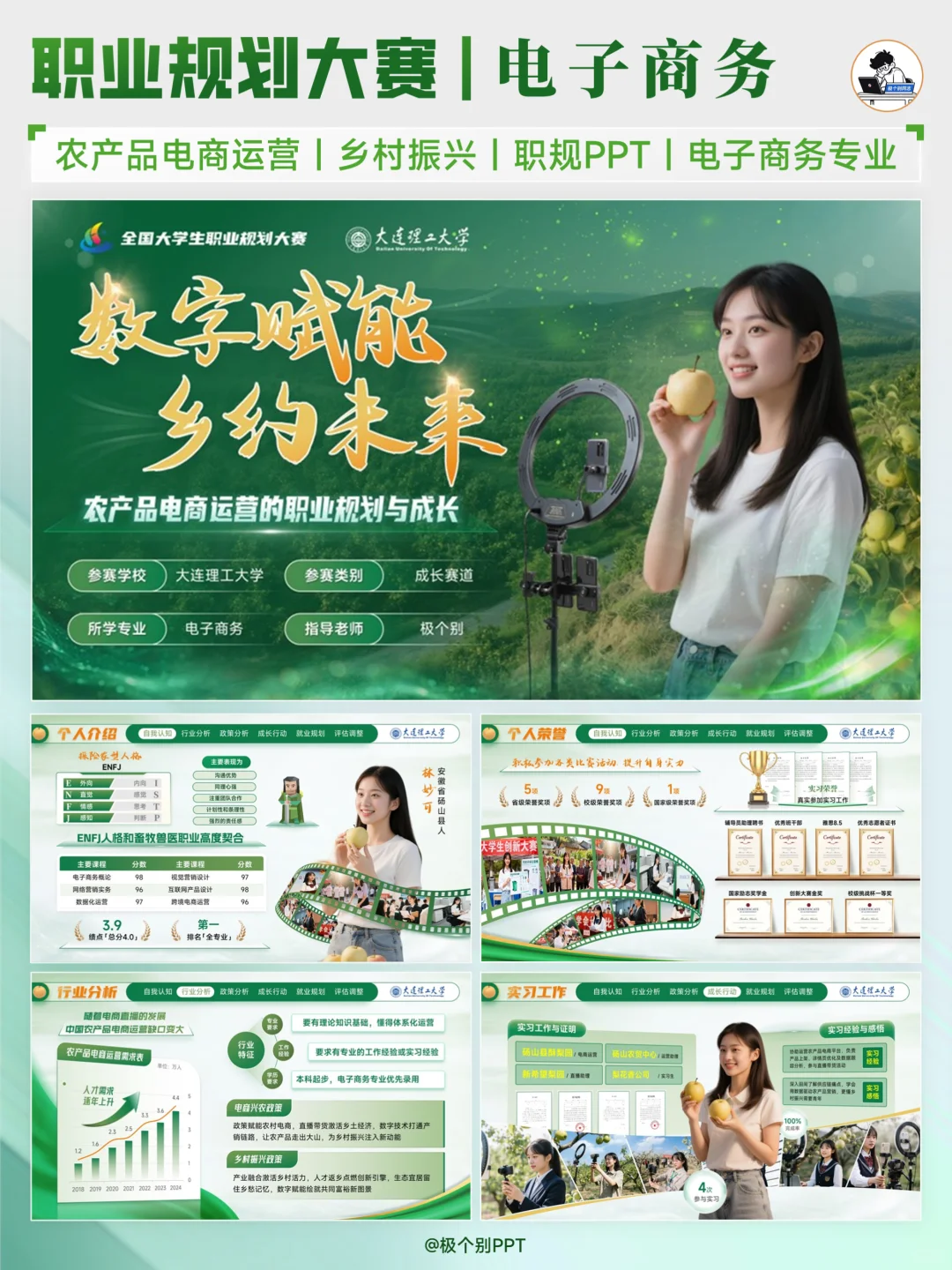 农产品电商运营方向职规赛PPT分享