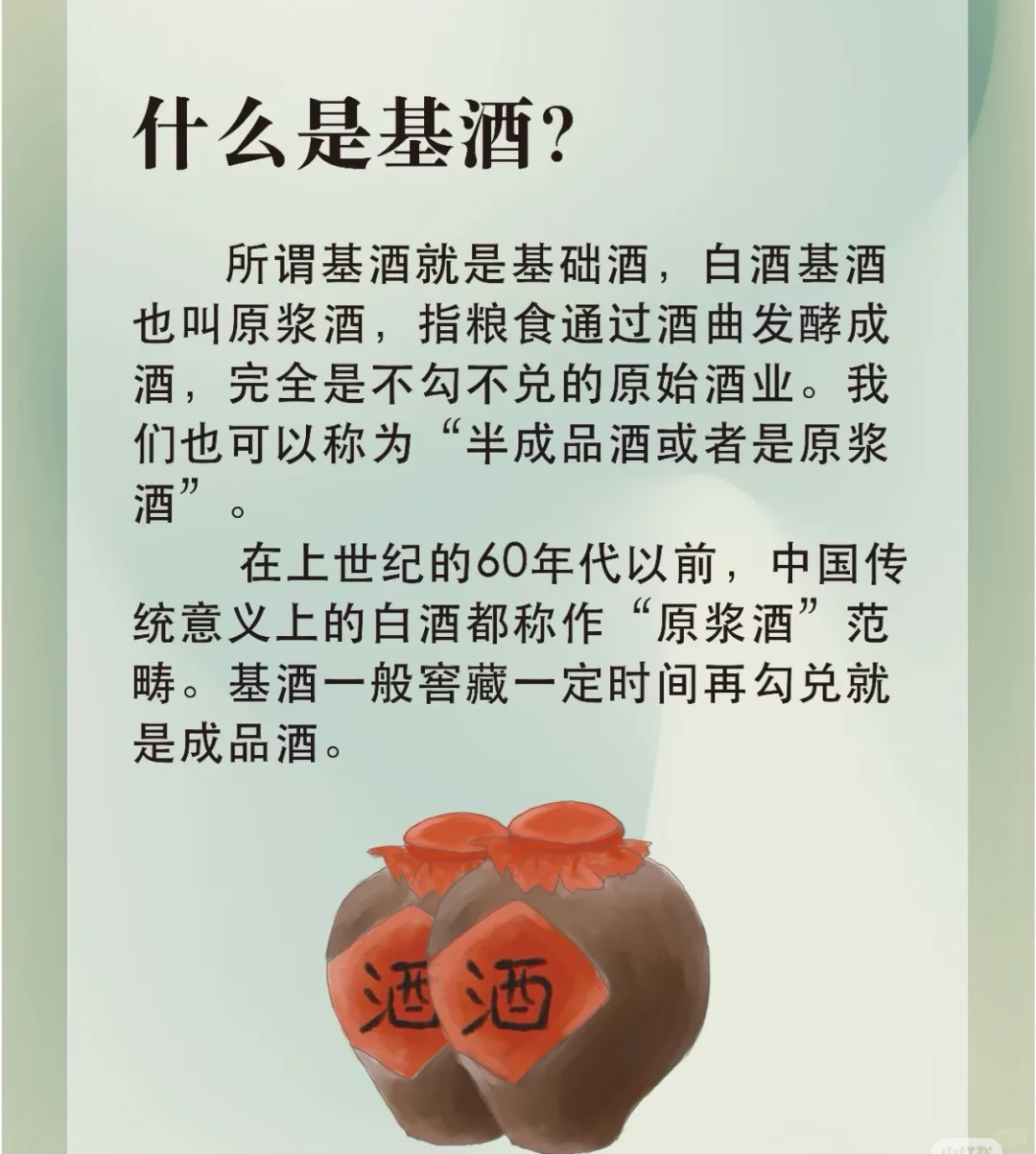 白酒干货/3分钟看懂基酒的真正作用和用途