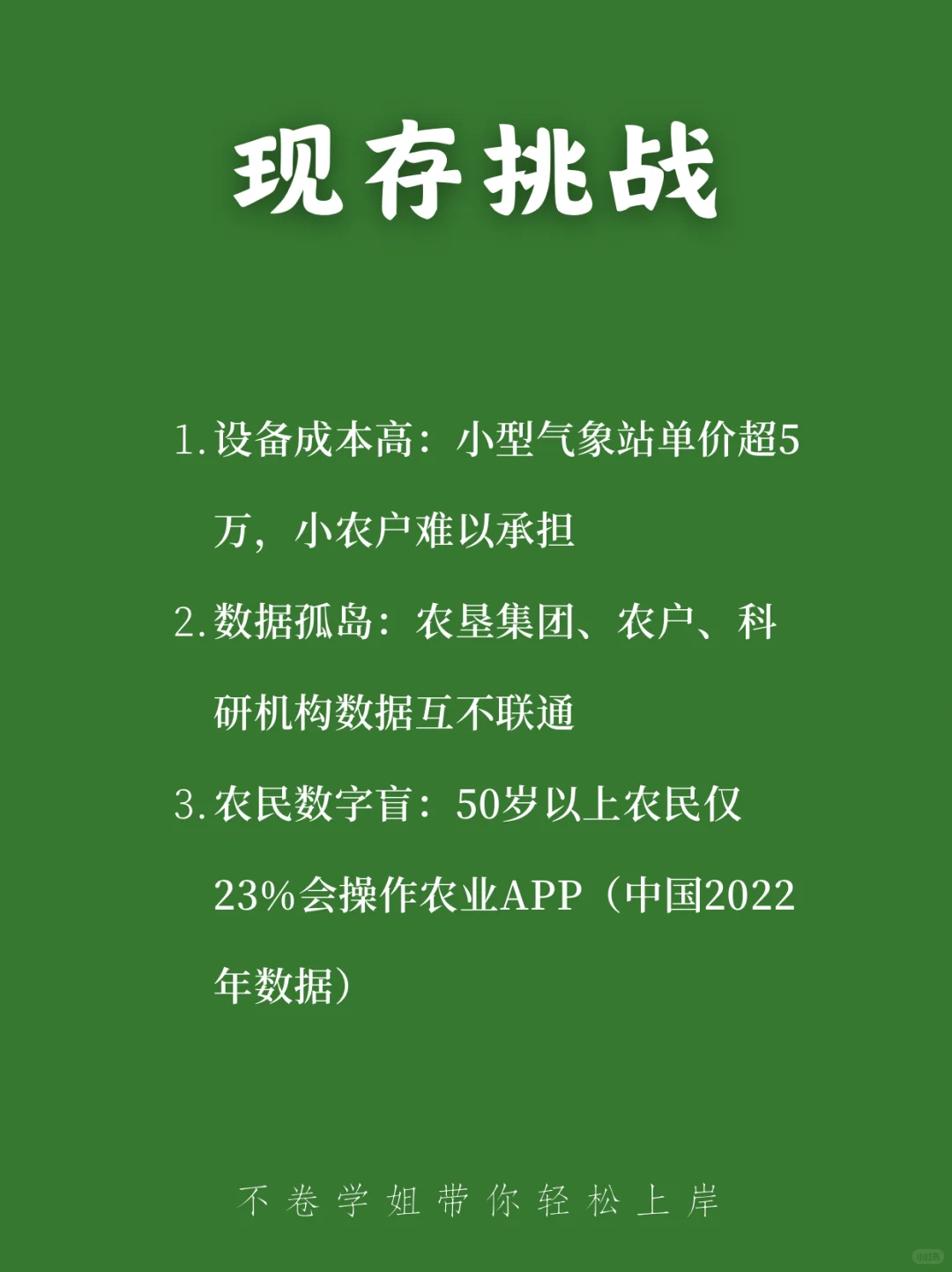 ?一句话秒懂数字农业 | 农发农管考研