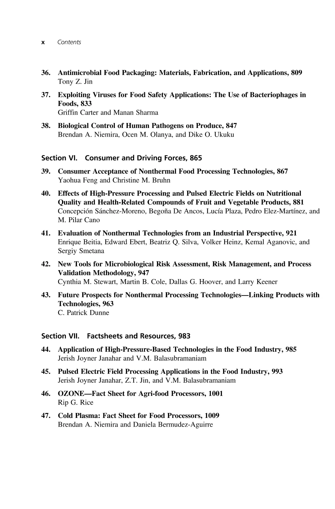 食品非热加工技术:第2卷
