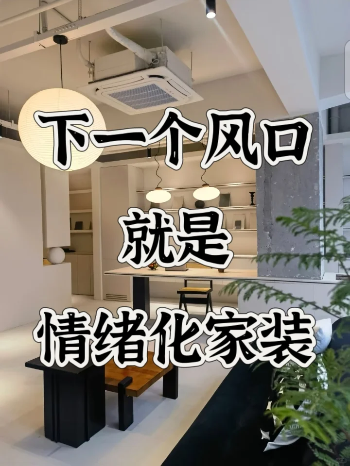 下一个风口就是情绪化家装!!