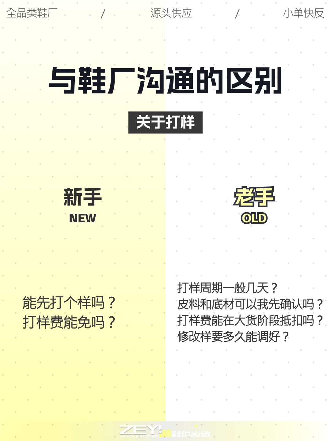 ?和鞋厂沟通正确方式,20年工厂经验总结