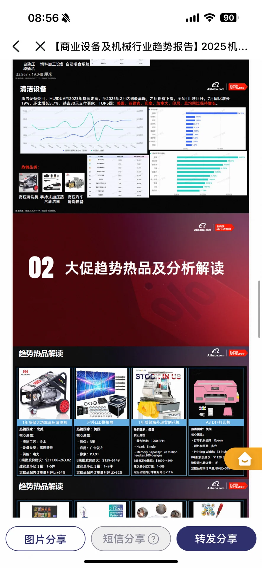 各类商业机械设备行业分析 及热销产品！