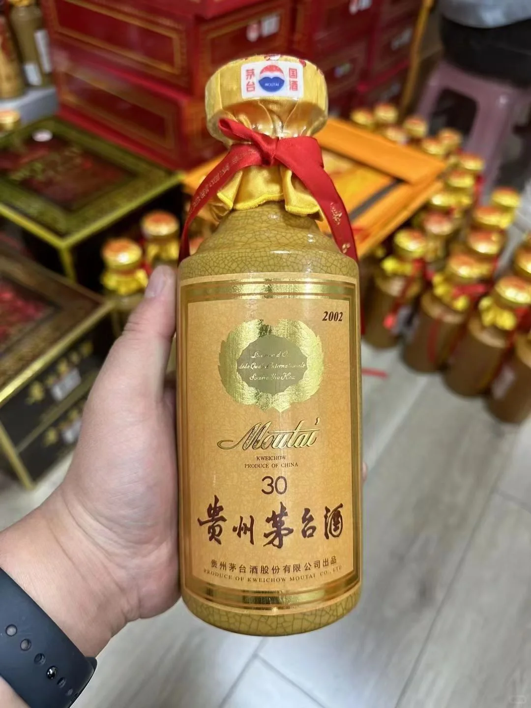 年份酒-茅台三十年实拍