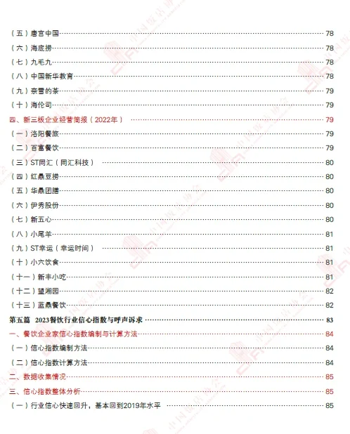 2023中国餐饮业年度报告 160页完整版