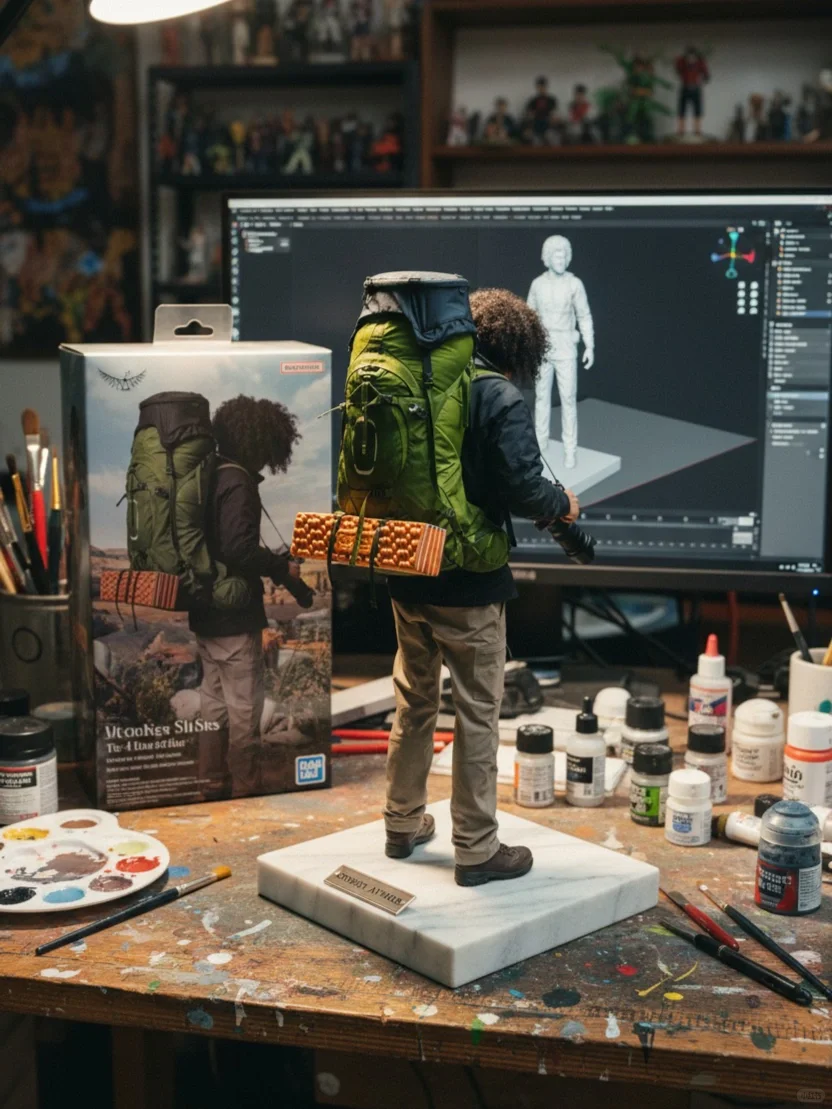 我们“养鹰人”也有自己的AI小手办咯