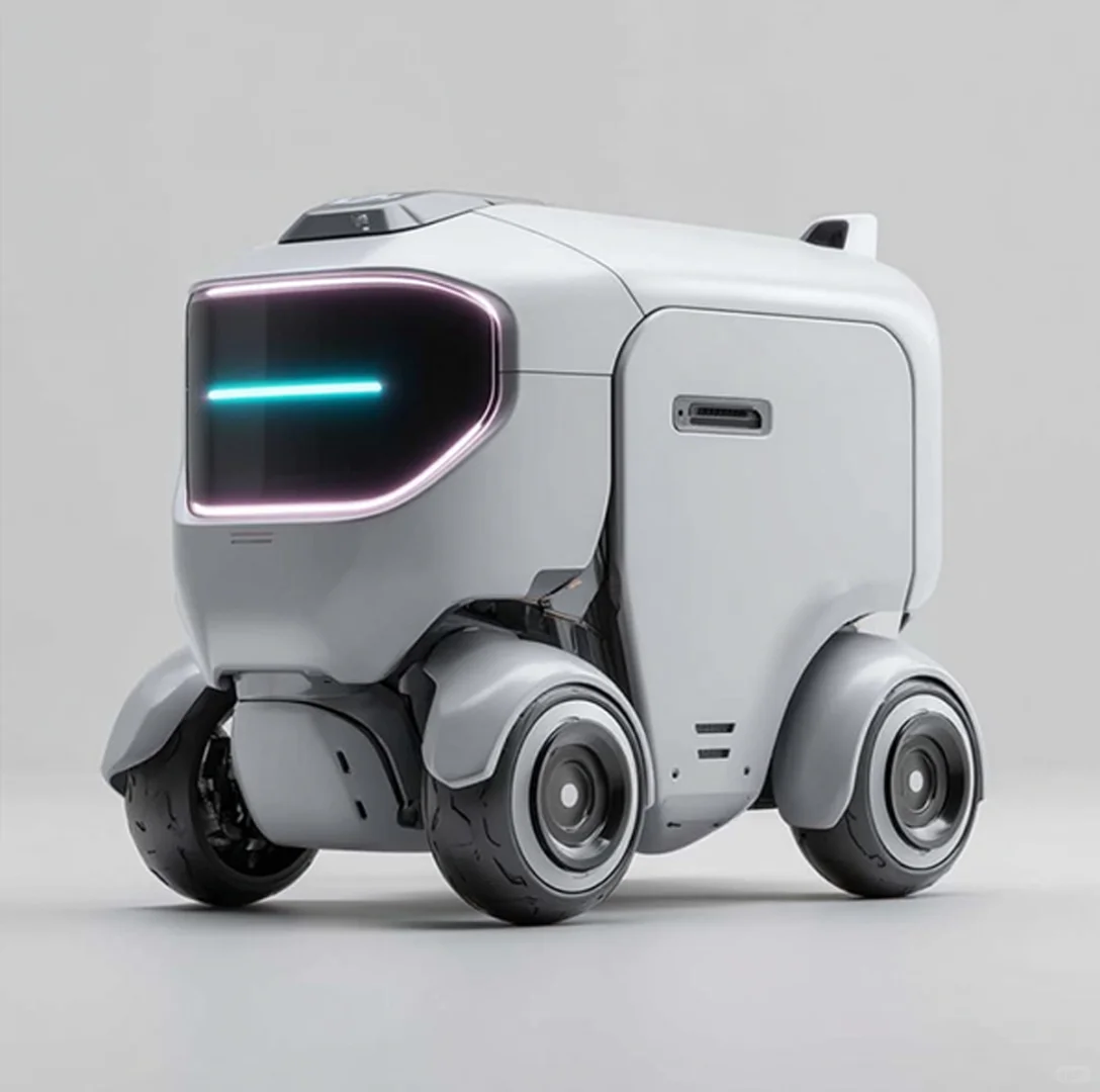 AI模块化机器人造型:未来科技感爆棚!?