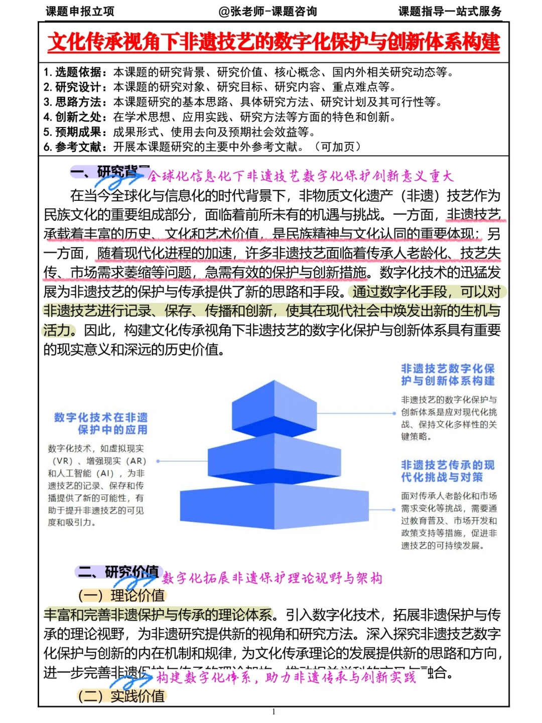 救命！挖到超绝的非遗数字化保护超牛课题！