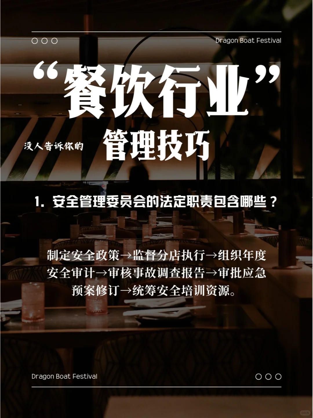 酒店餐饮安全管理规范+餐饮行业管理工具库