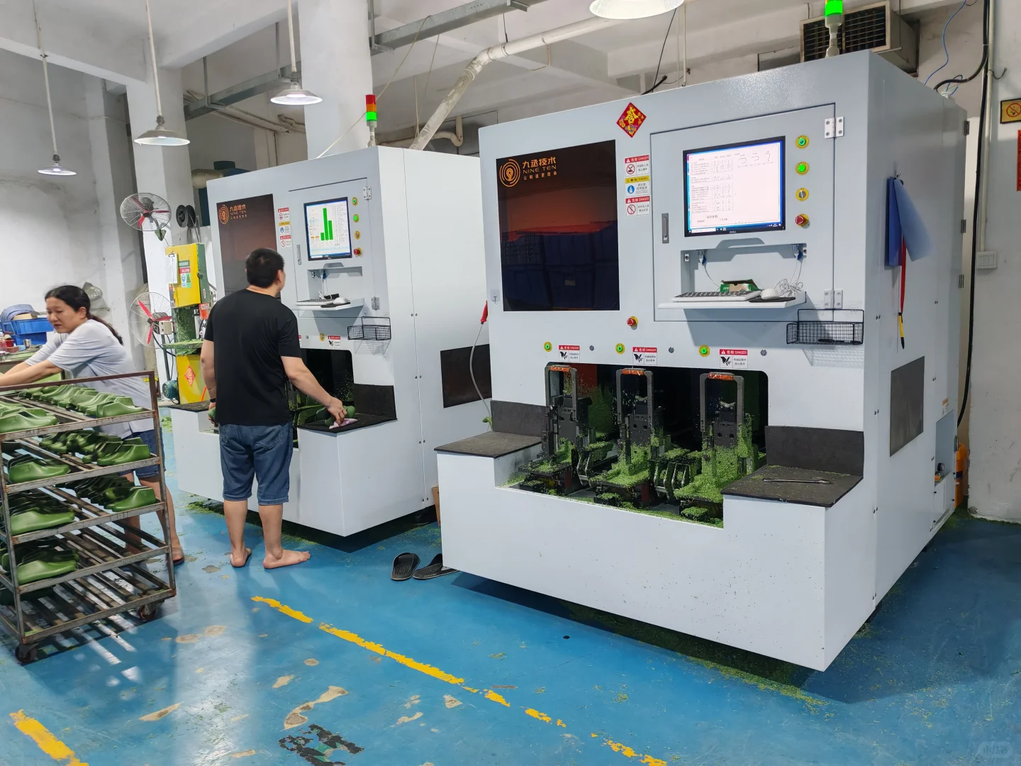 今日产量1000双轻松完成【新亿鞋楦厂】