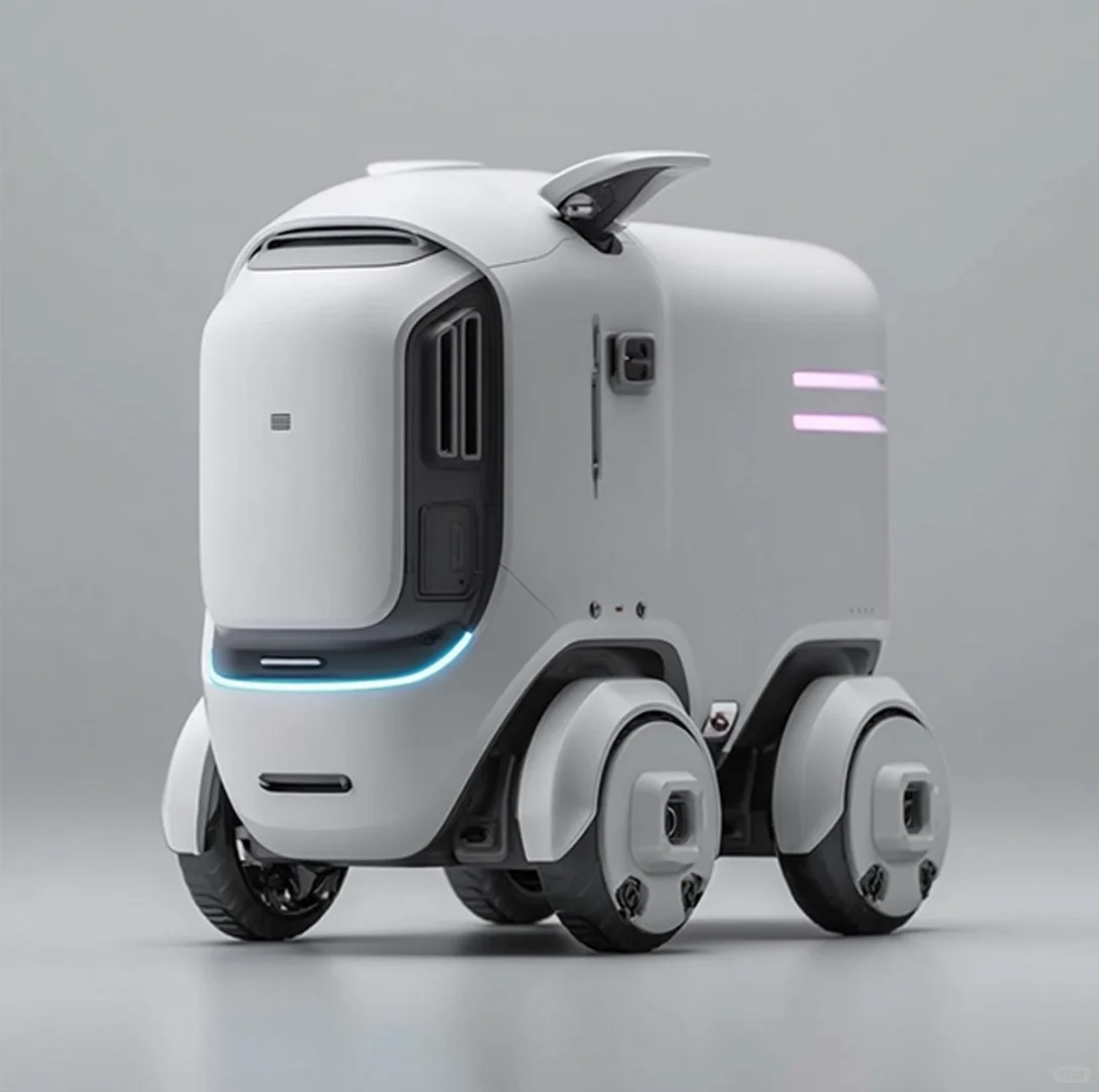 AI模块化机器人造型:未来科技感爆棚!?