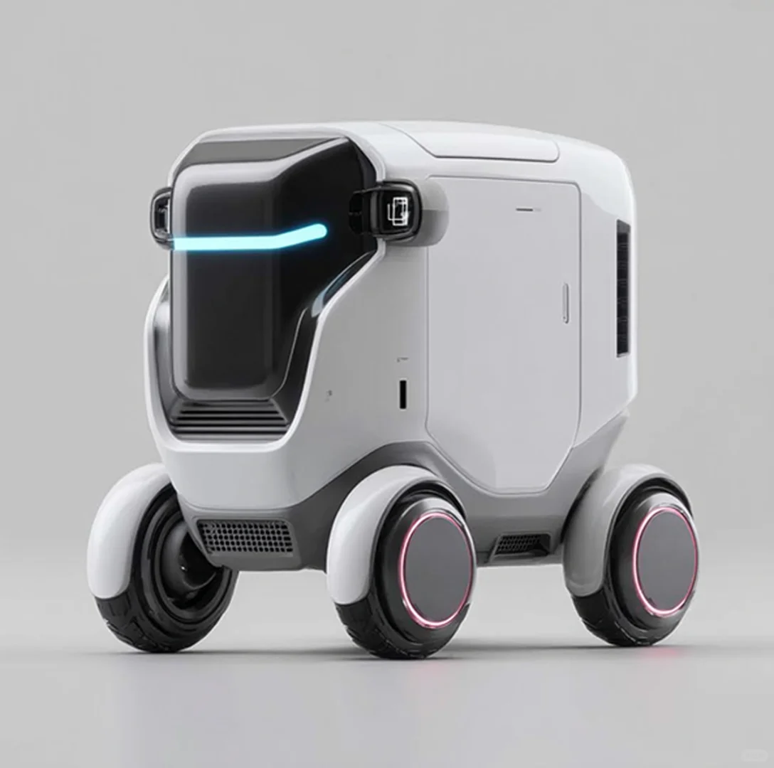 AI模块化机器人造型:未来科技感爆棚!?