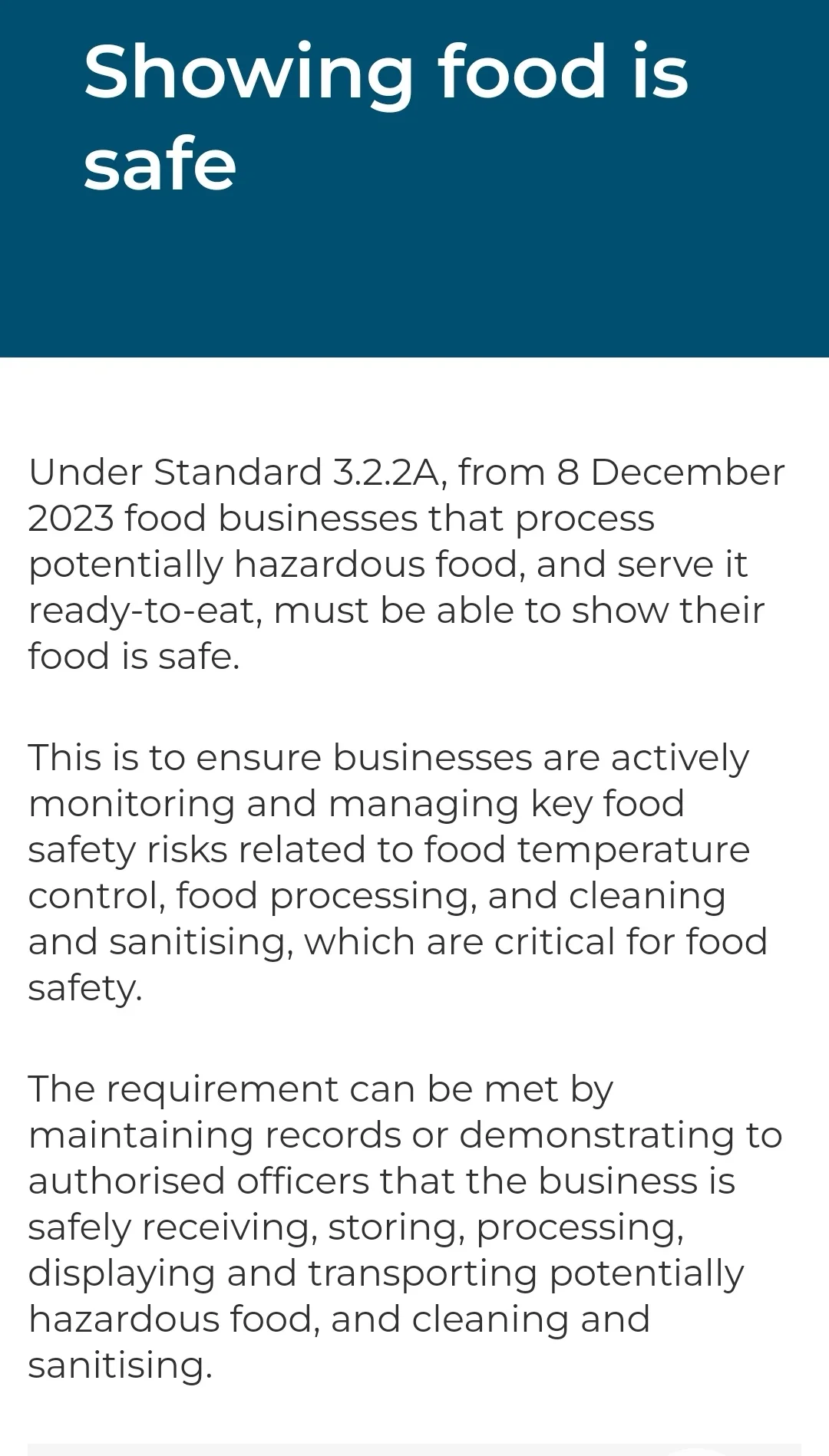 澳洲餐饮行业食品安全新规,12月7日前（3）