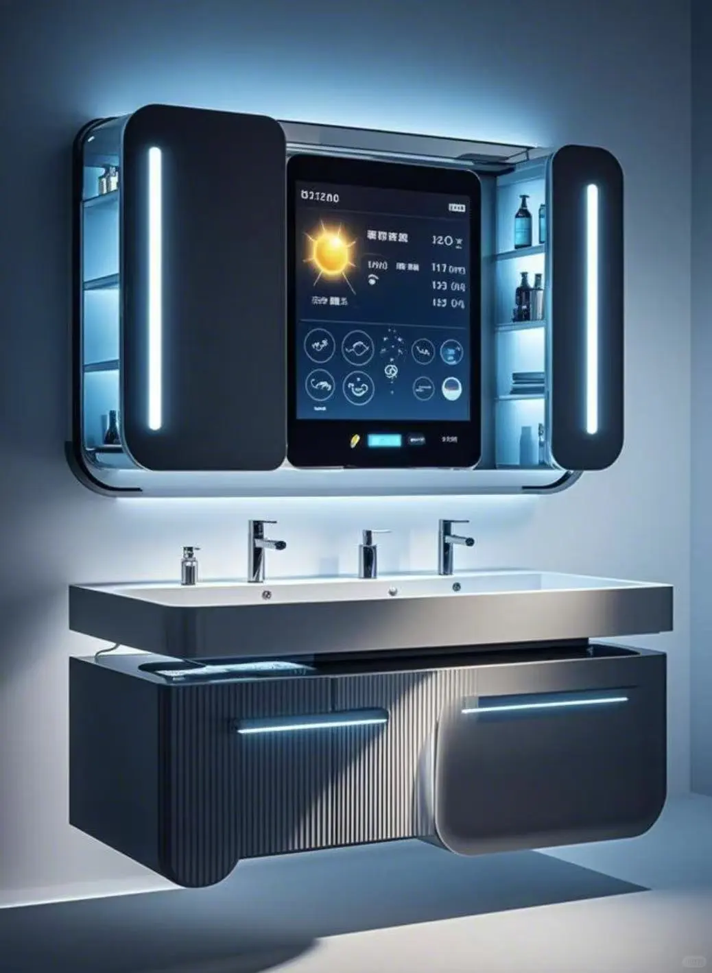 2050年的浴室柜是什么样子的?未来已来!