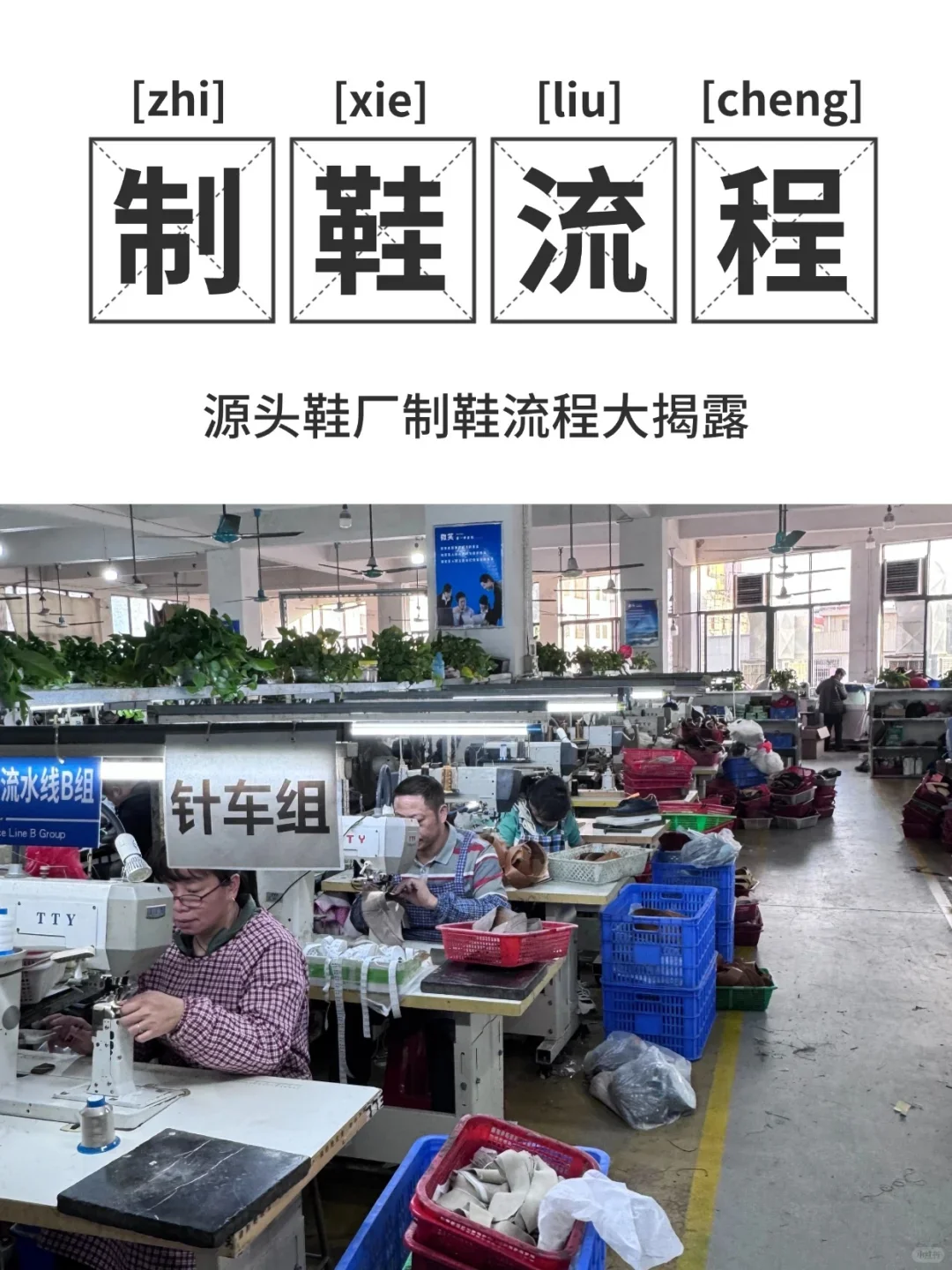源头鞋厂制鞋流程大揭露