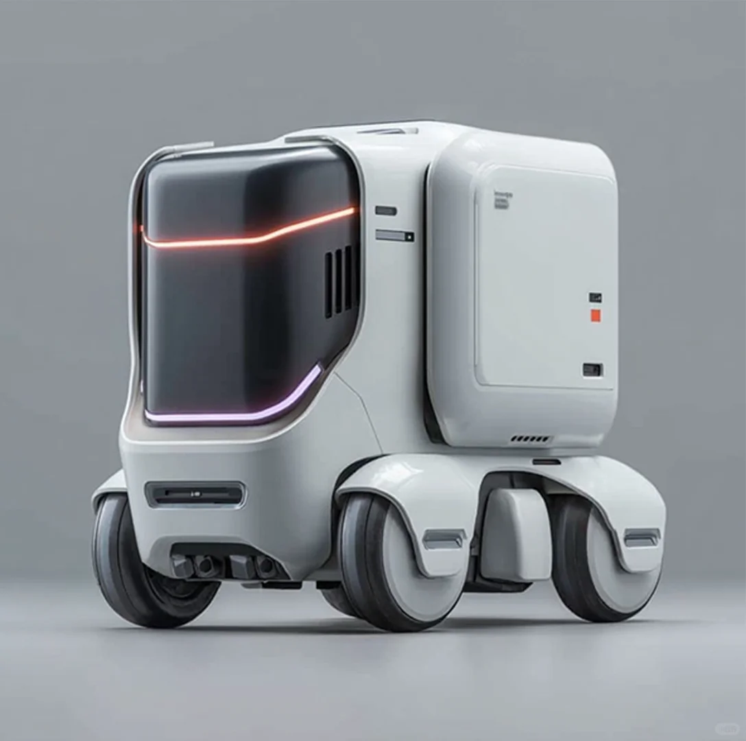 AI模块化机器人造型:未来科技感爆棚!?