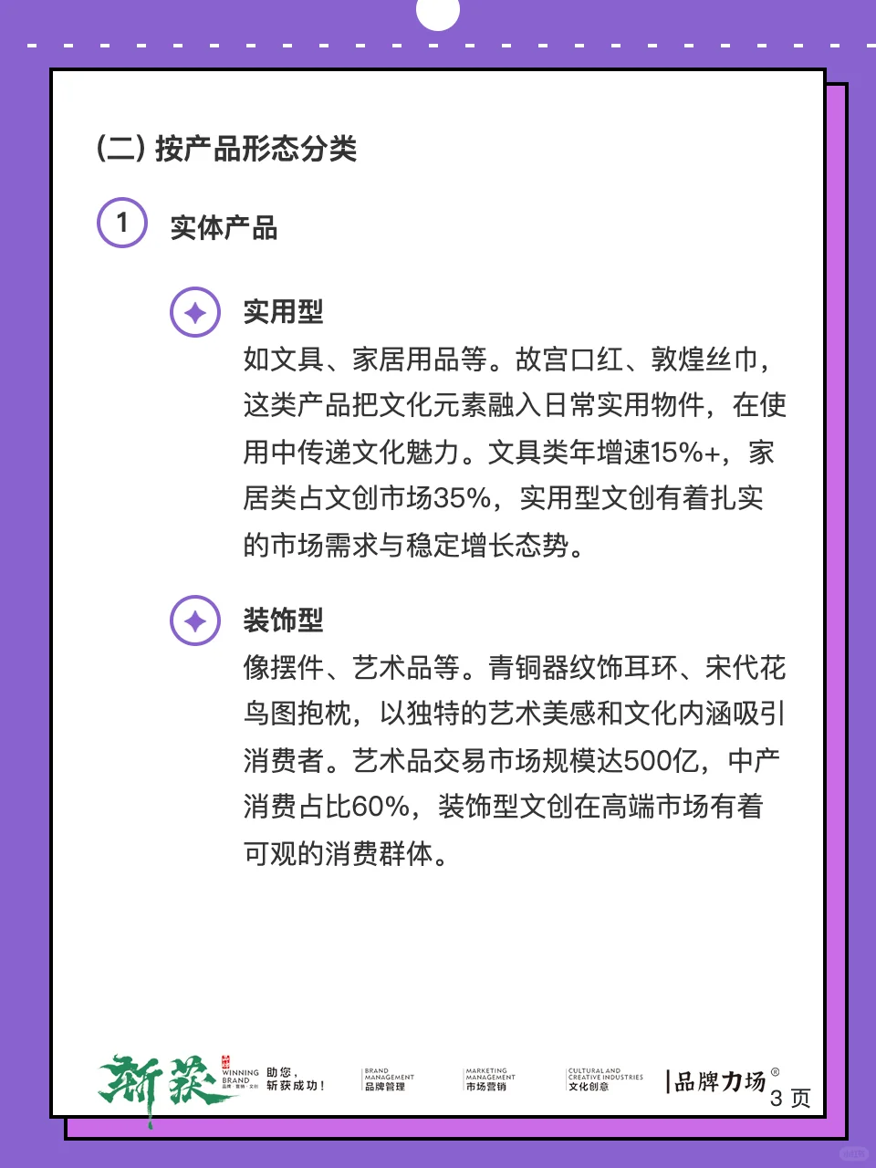 文创创业，先了解产品细分和赛道选择。