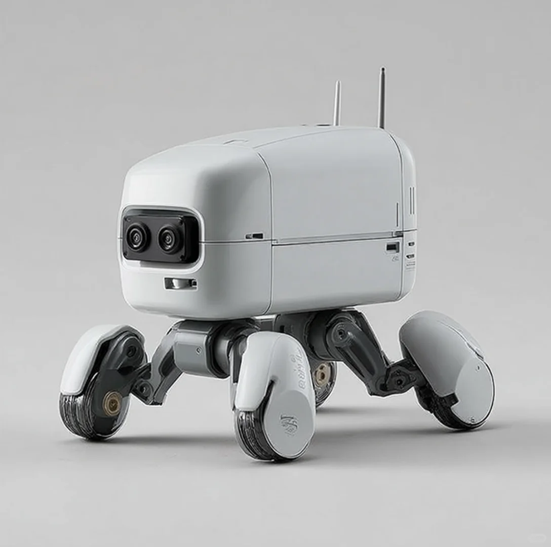 AI模块化机器人造型:未来科技感爆棚!?