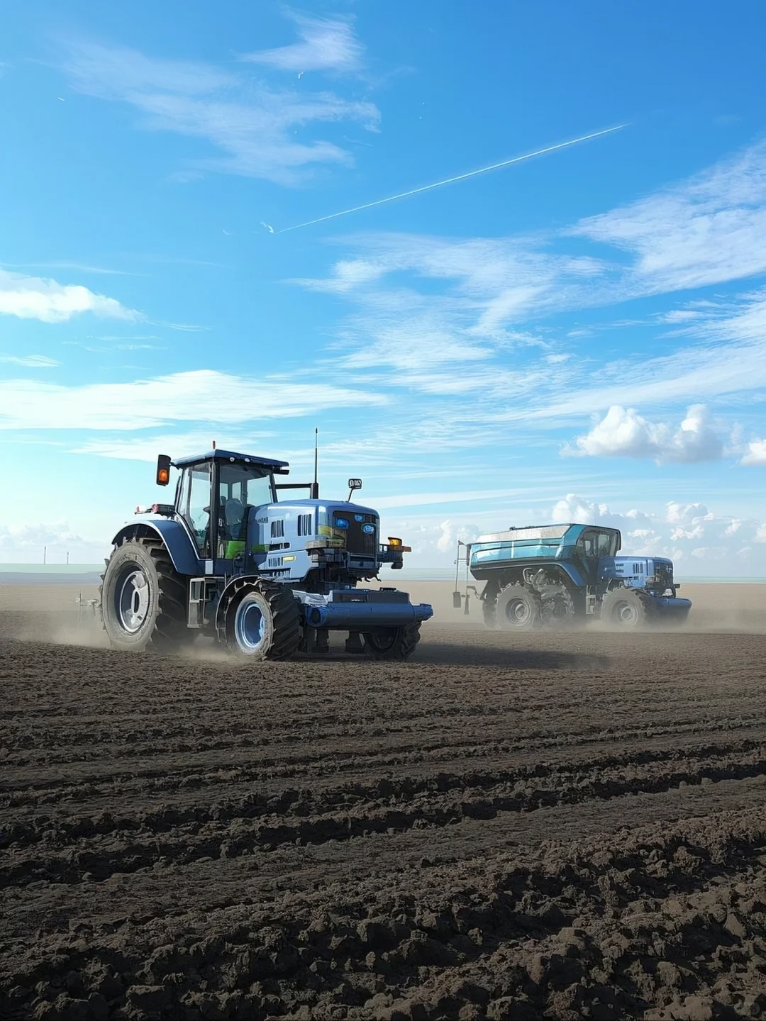 10年后农村都得用机器人儿种地。