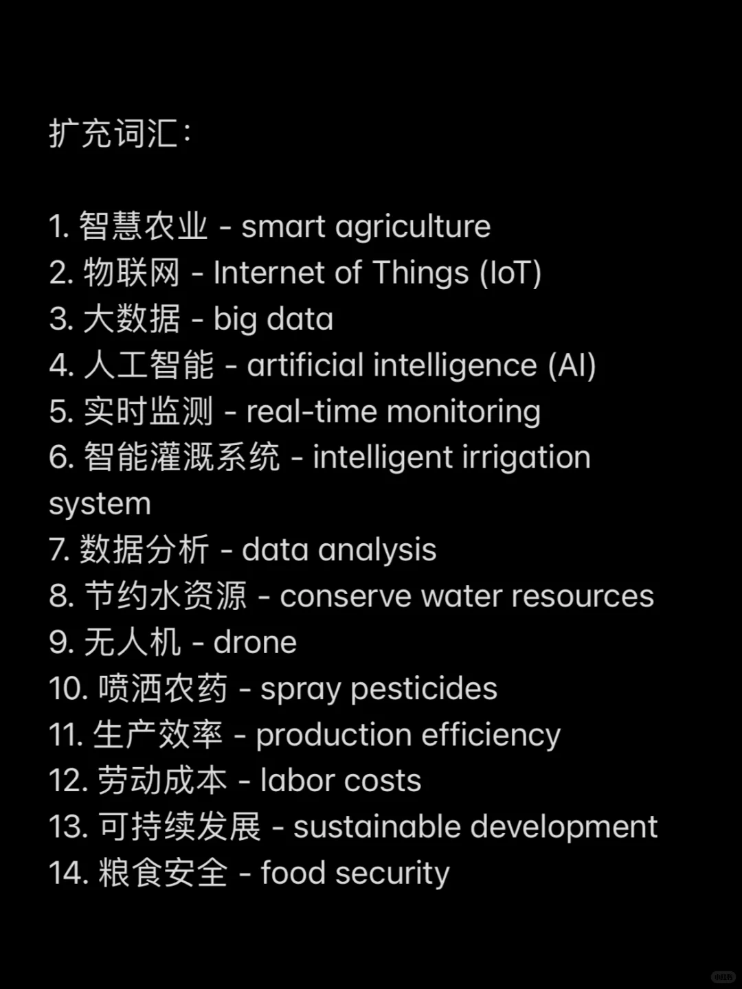 CET6翻译预测智慧农业【12月版】