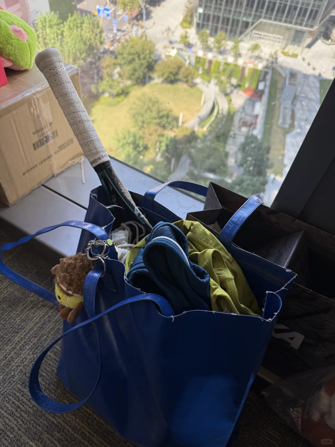 当我在网球场看到了网球包的原材料