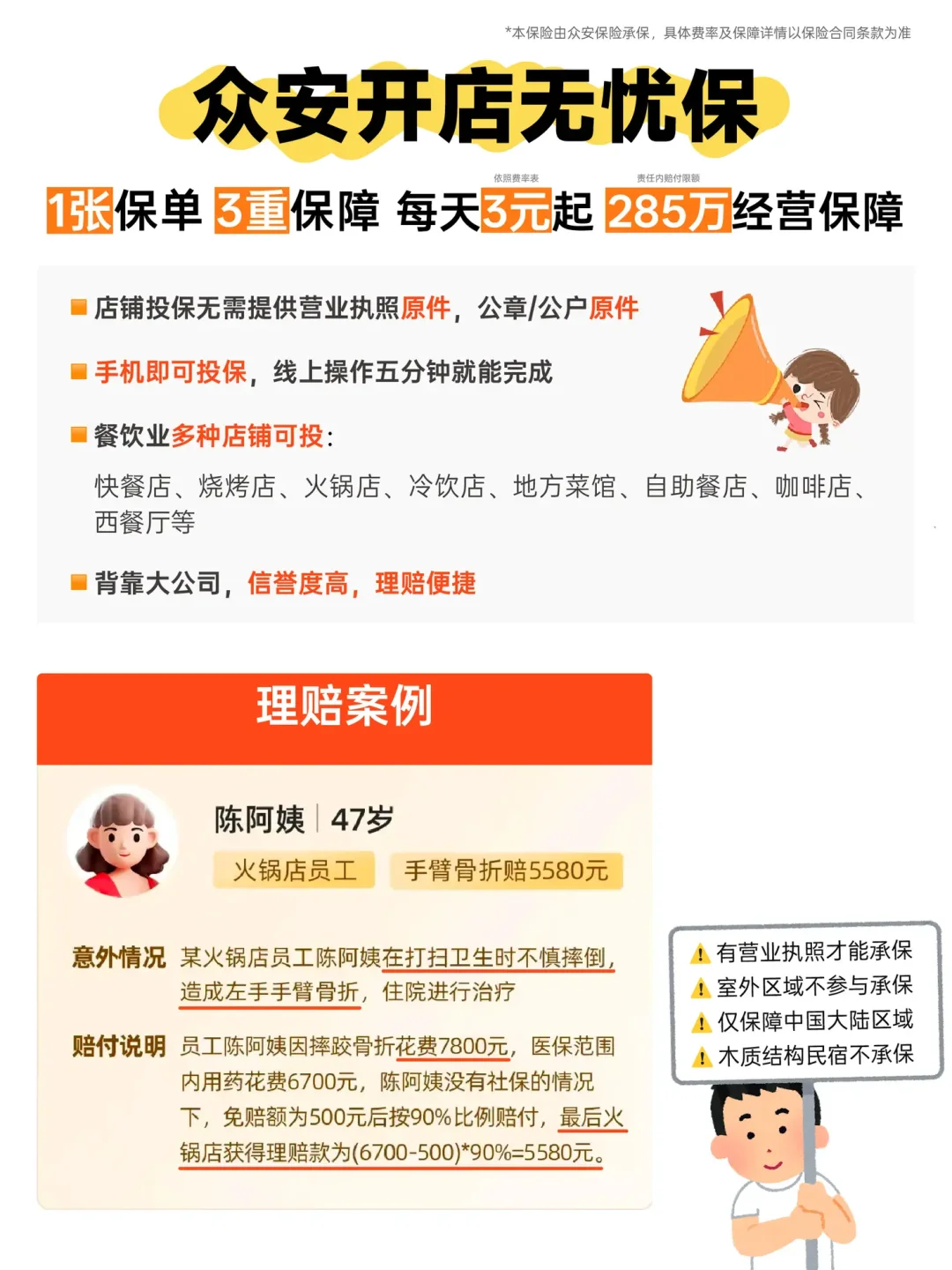 突然发现了歇业餐饮店的通病:没有开店保险