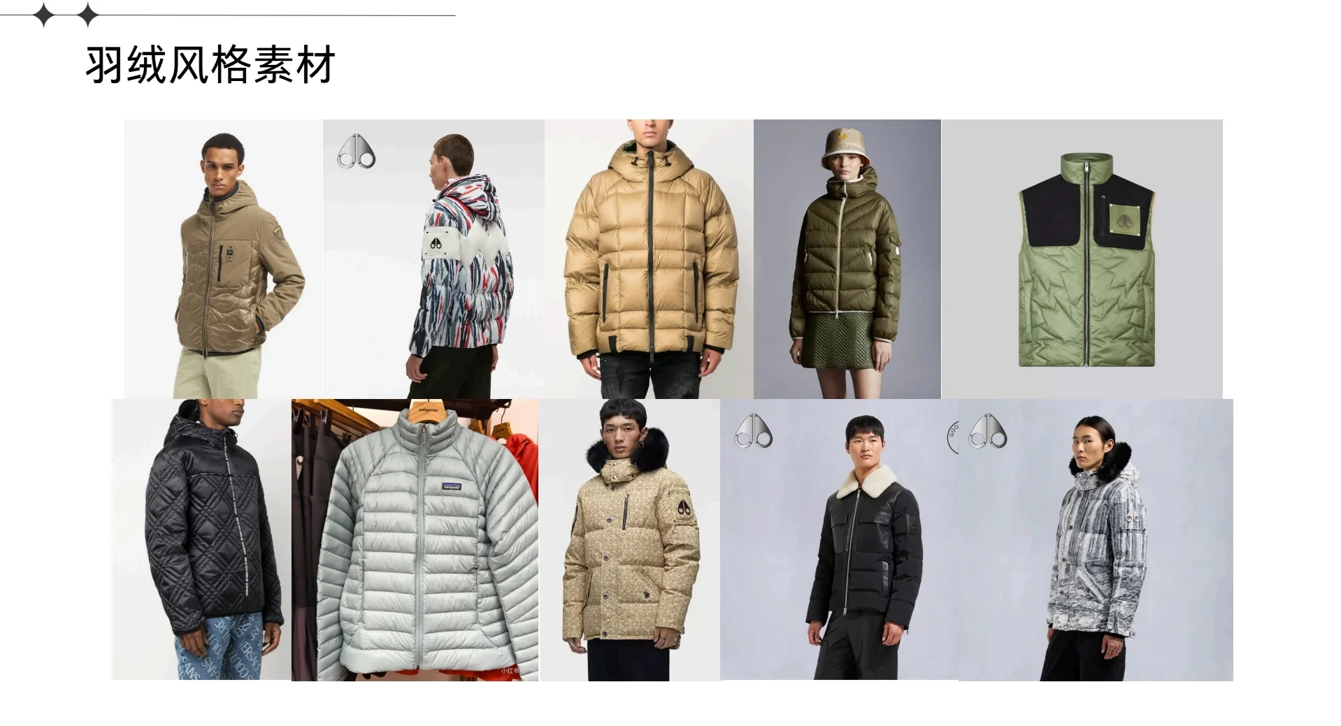 外贸羽绒服设计方向—风格 款式