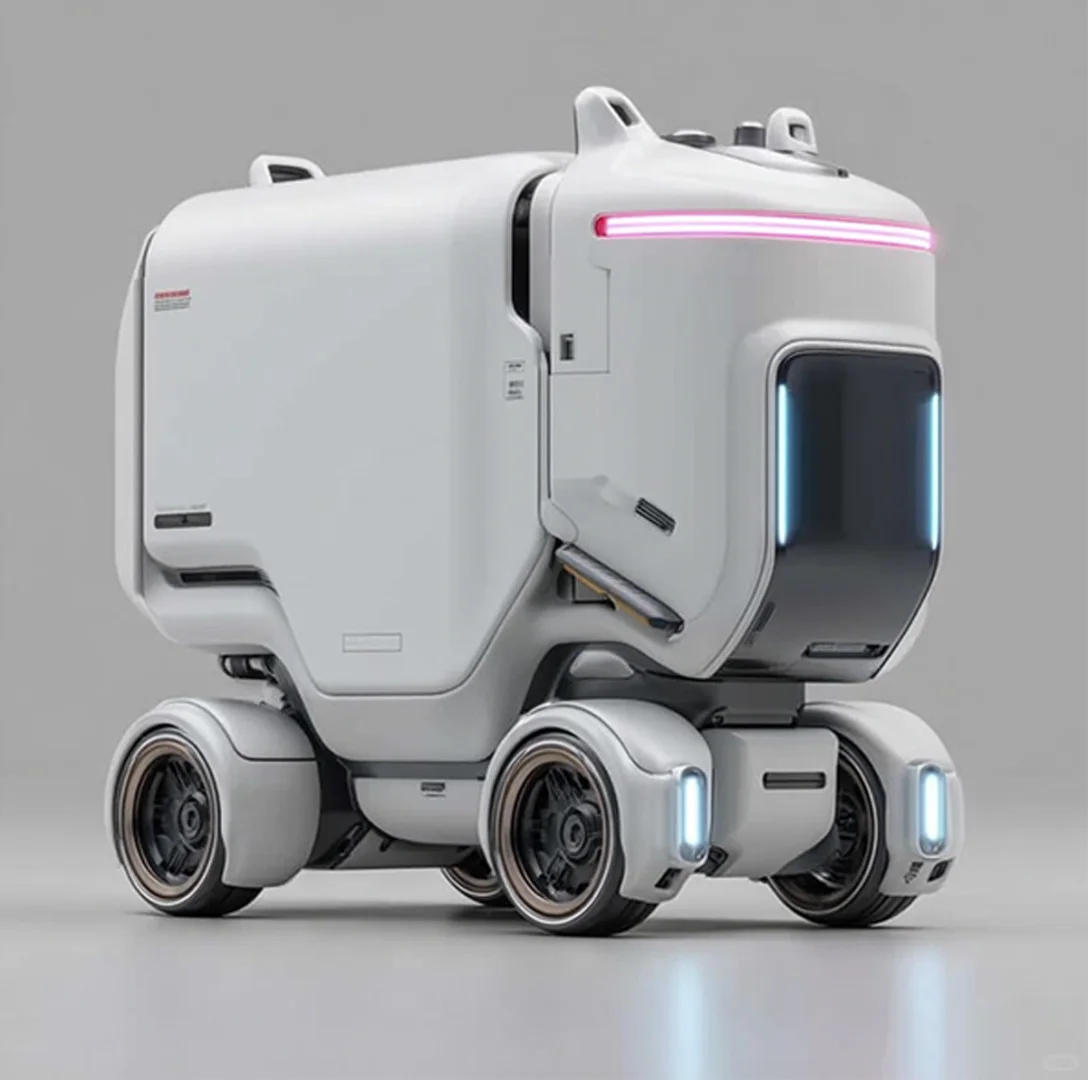 AI模块化机器人造型:未来科技感爆棚!?