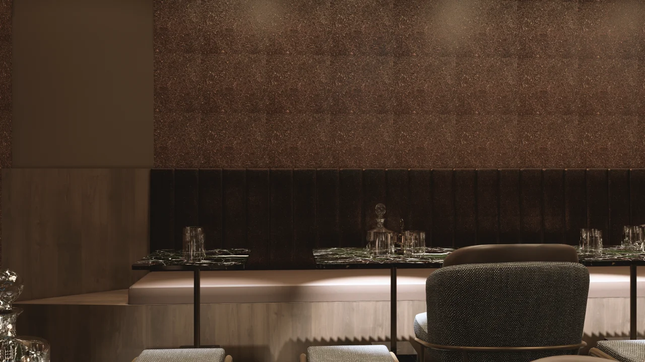 由咖啡渣☕️秸秆?回收再造成的生物树脂板