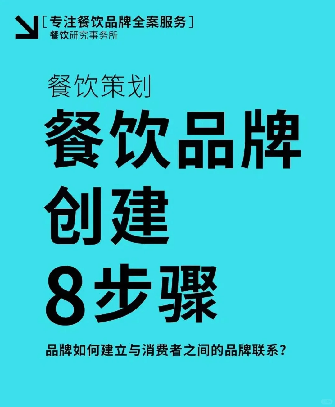 餐饮品牌创建的8个步骤