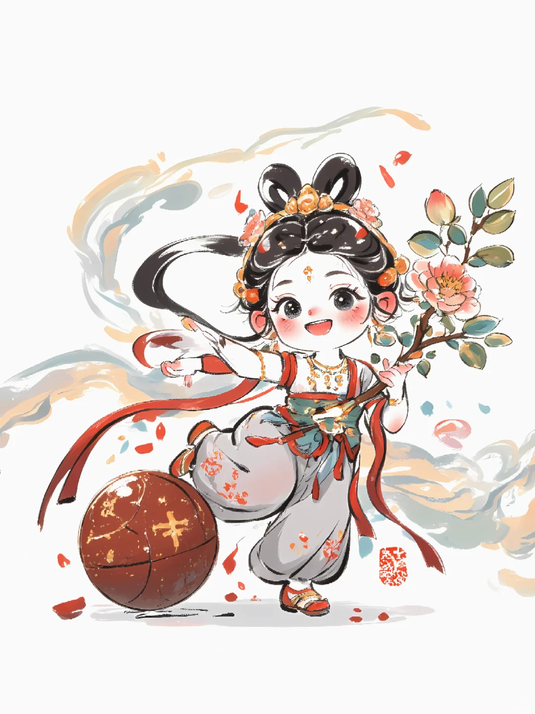 十二花神|敦煌飞天踢足球？国风跨界太会玩