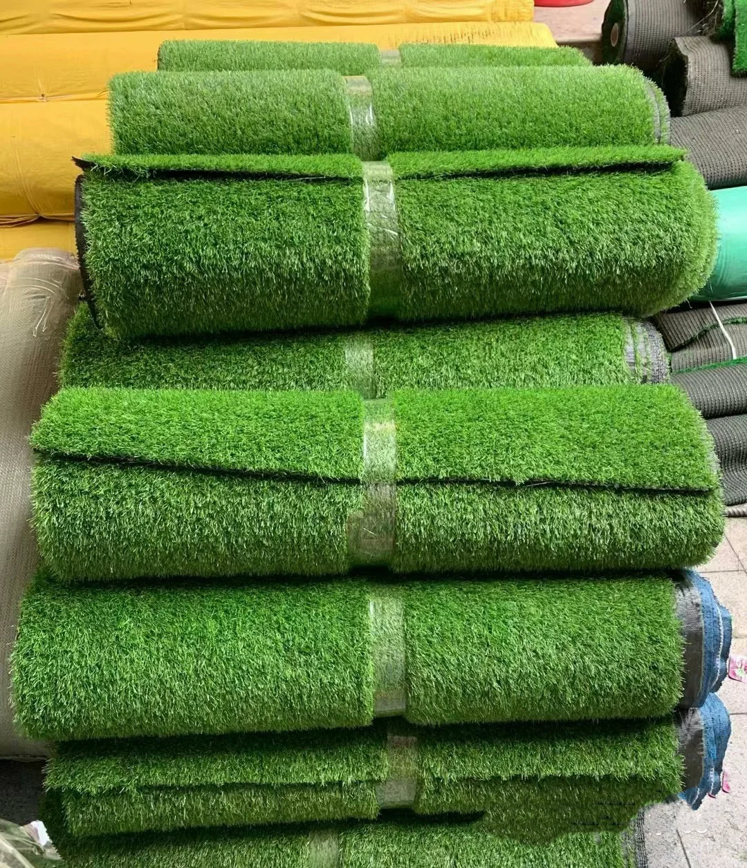 人造人工仿真塑料假草坪地毯健身房装饰草皮