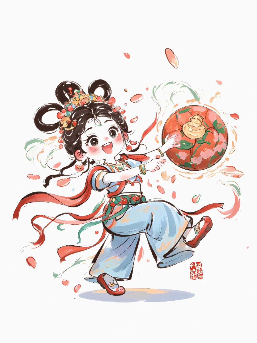 十二花神|敦煌飞天踢足球？国风跨界太会玩