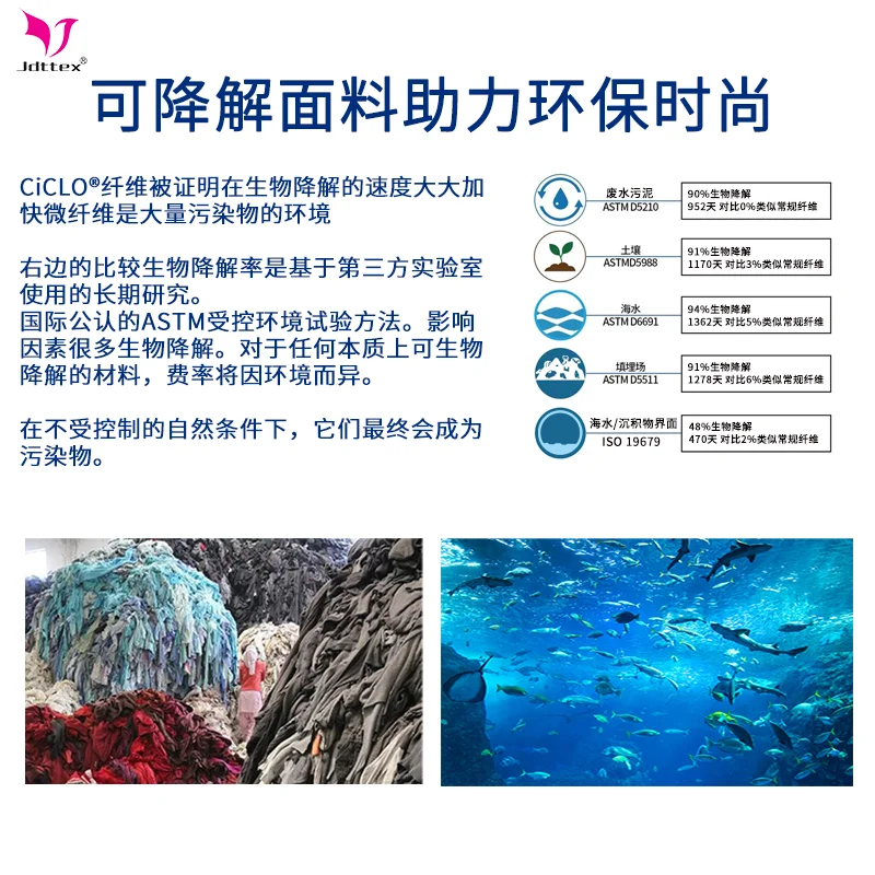 可降解涤纶面料 II 环保绿色守护