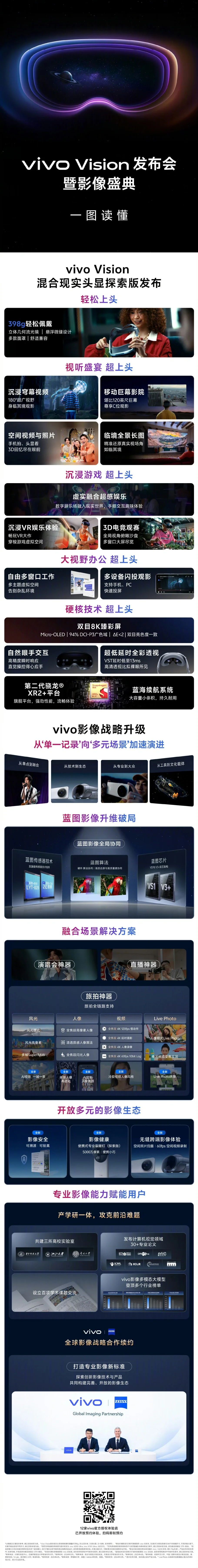 一图读懂 vivo Vision混合现实头显探索版