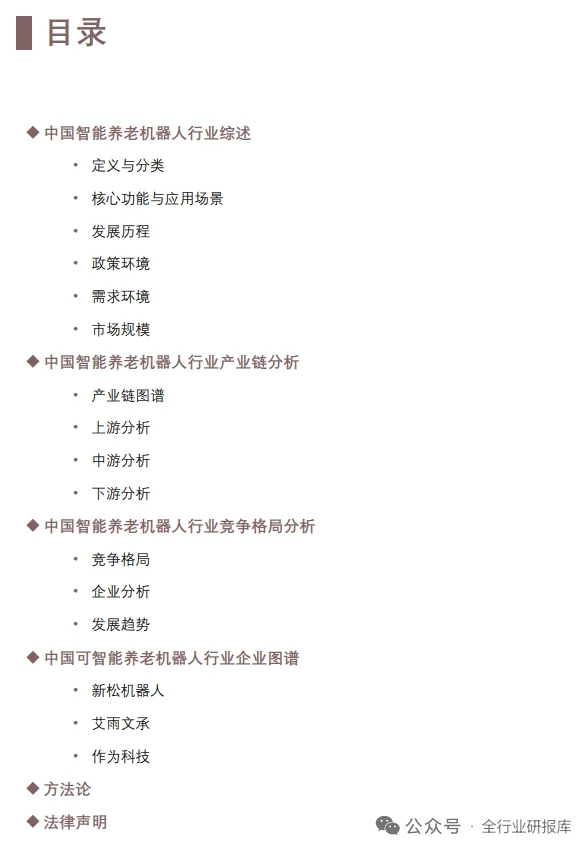 ?2025年中国智能养老机器人行业分析报告