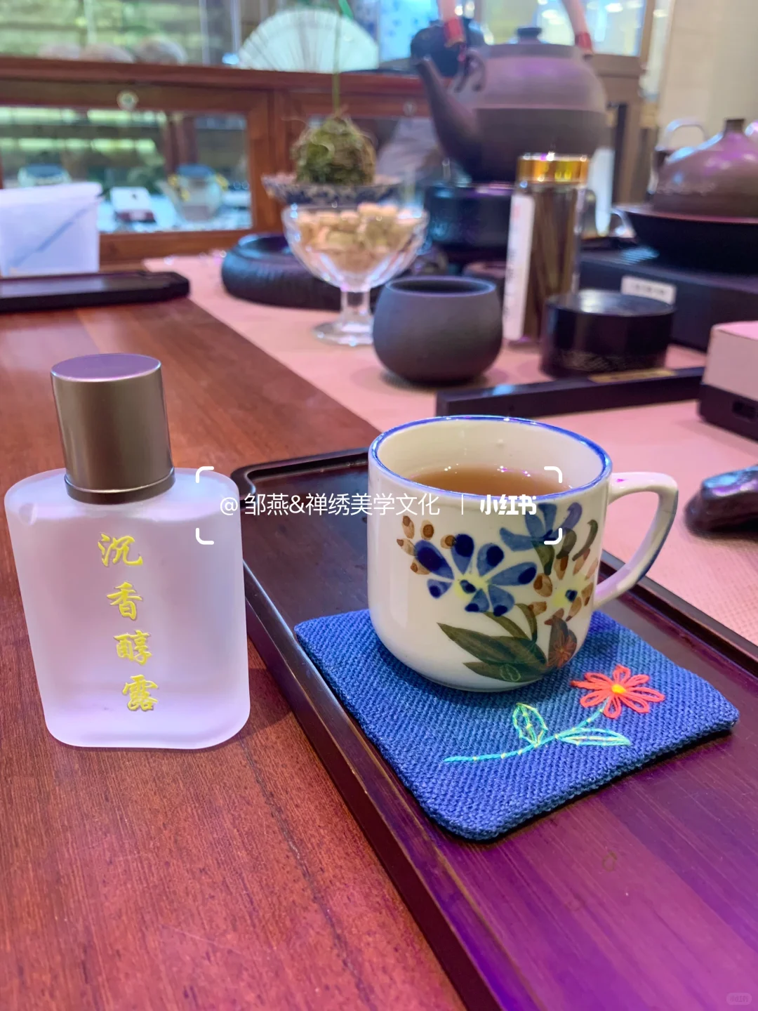 品茶论道，禅绣美学文化的跨界融合